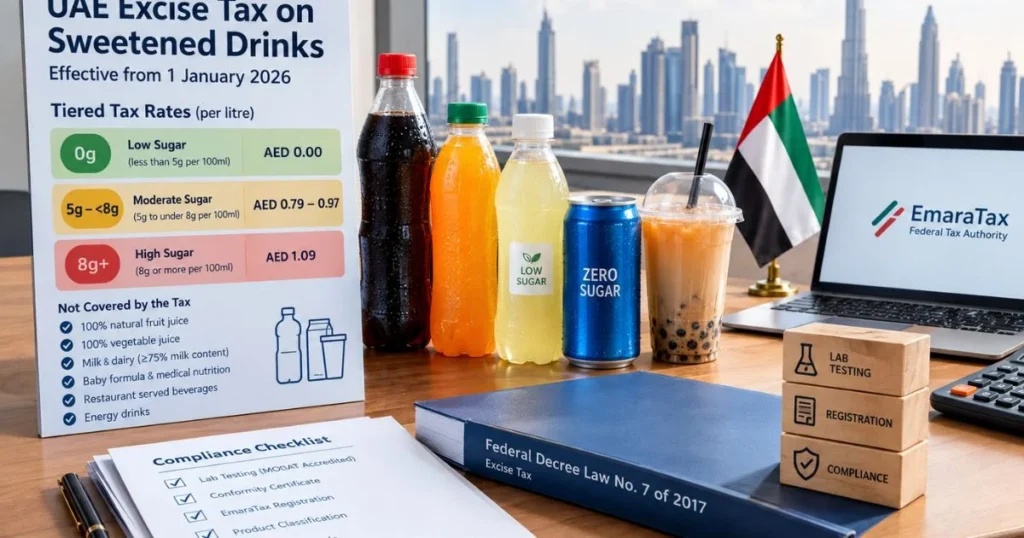 Excise Tax on Sweetened Drinks in the UAE